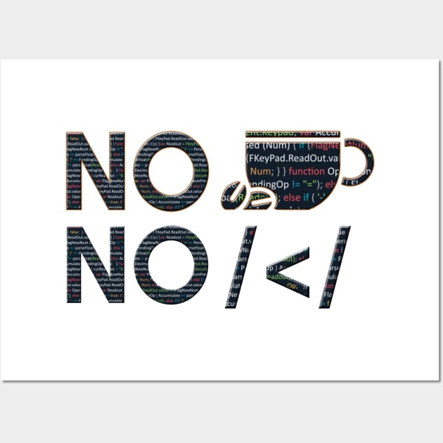 No Coffee No Drink Wall Art by LittlePieceOfSh*rt